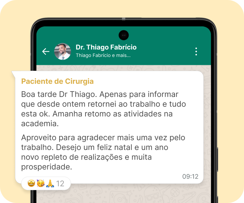 Depoimento Paciente de Cirurgia